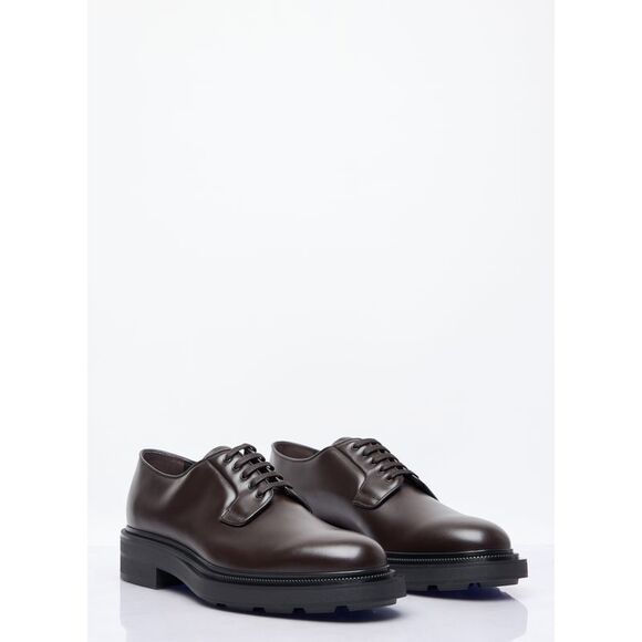 Prada Men Leather Lace-Up Shoes - Picture 3 of 7